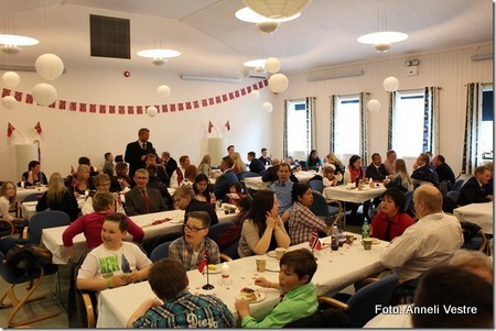 På samfunnshuset
